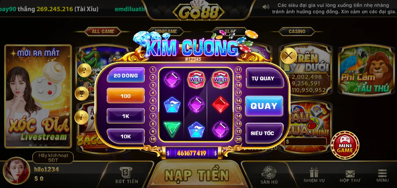 Tải Go88 để tham gia chơi game